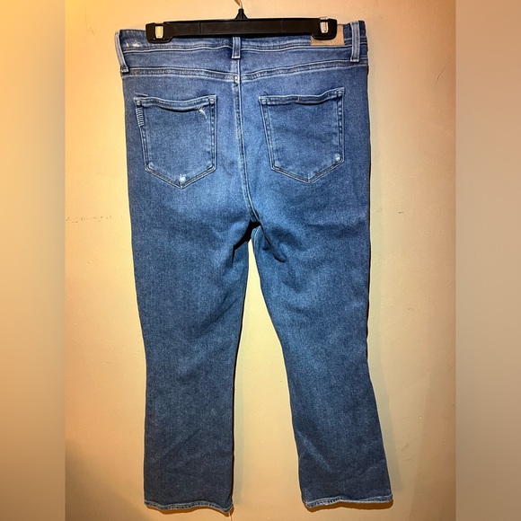 Paige Claudine flare distressed jeans high rise size 32 - Picture 5 of 5